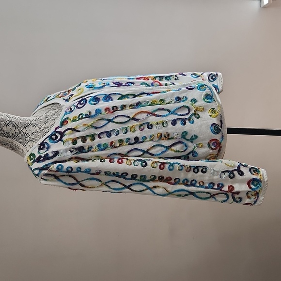 [L] Paragon white blazer, vintage - Picture 2 of 8